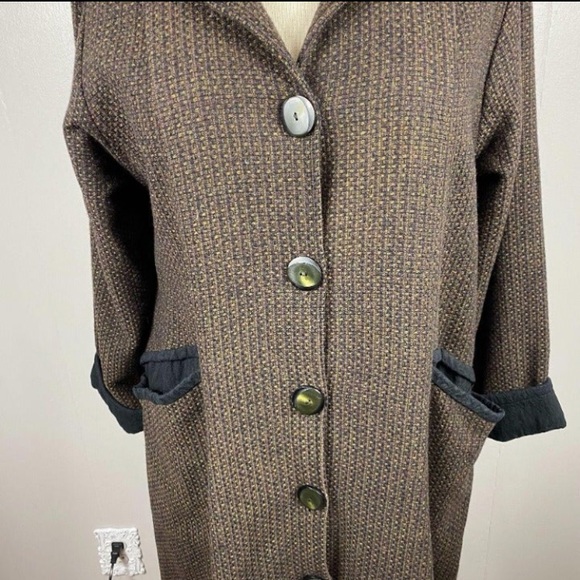 Vintage FLAX Jeanne Engelhart Long Wool - Picture 2 of 9